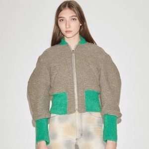 ECKHAUS LATTA Boiled Wool Bomber